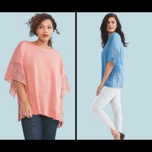 Dolman Lace Tunic Ruby Ribbon XL-3XL